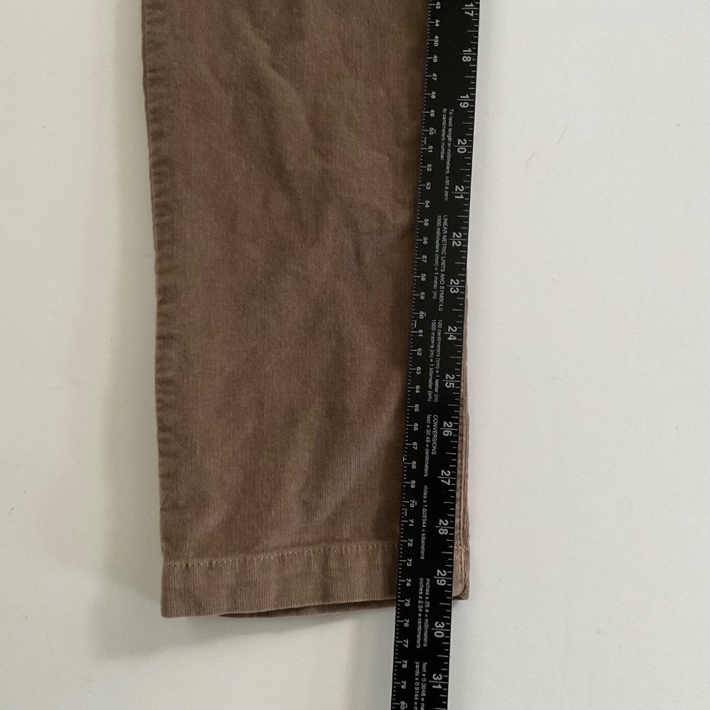 J.Jill Corduroy Pants Sz 4 Brown Straight Leg Stretch Classic Capsule Preppy - Picture 8 of 12